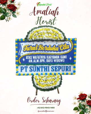 Papan Bunga Duka di Tahuna