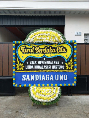 Papan Bunga Duka di Tahuna